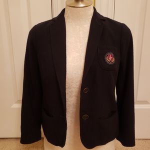 Abercrombie and Fitch Wool Blazer with Crest
